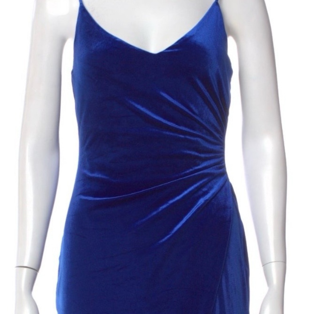 Black Halo Navy Blue Slip Dress size 8